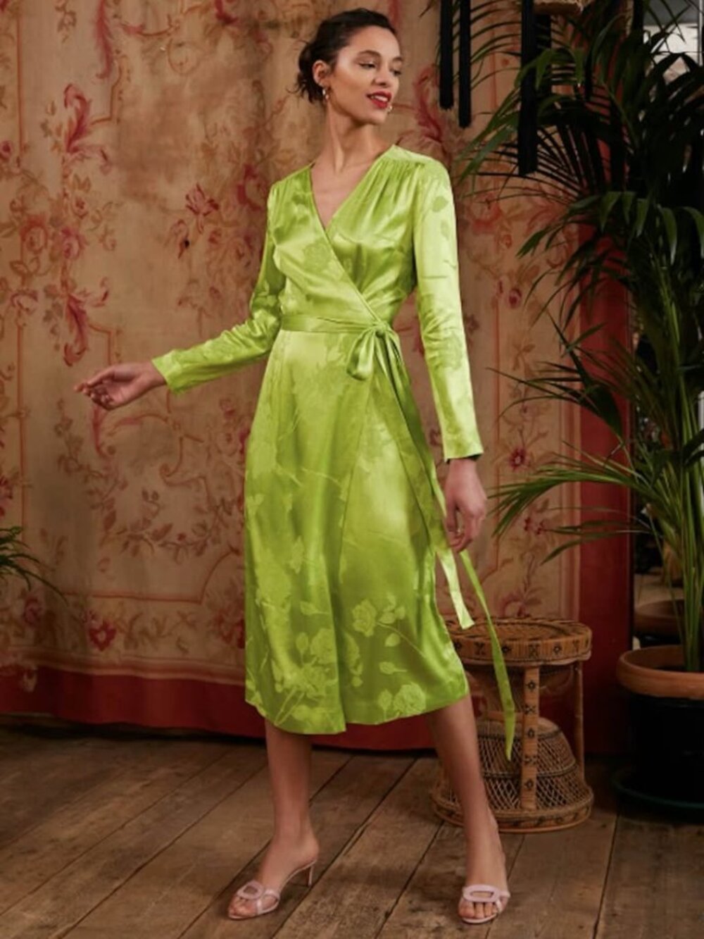Beautiful green Kitri Wrap Dress Size 10
